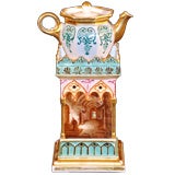 Antique French Veilleuse"Tea Pot"