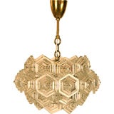 Honeycomb Glass Pendant Light