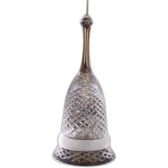 Medium Bell Shaped Crystal Pendant