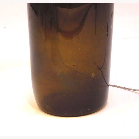 19th Century Bottle Lamp