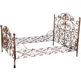 Exceptional Ornate Wrought Iron Bed Frame