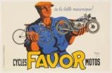 Favor Cycles and Motos - Original French Vintage Poster