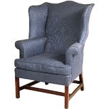 Chippendale Mahogany Wing Chair