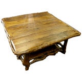 Vintage Old Chinese rustic country root coffee table