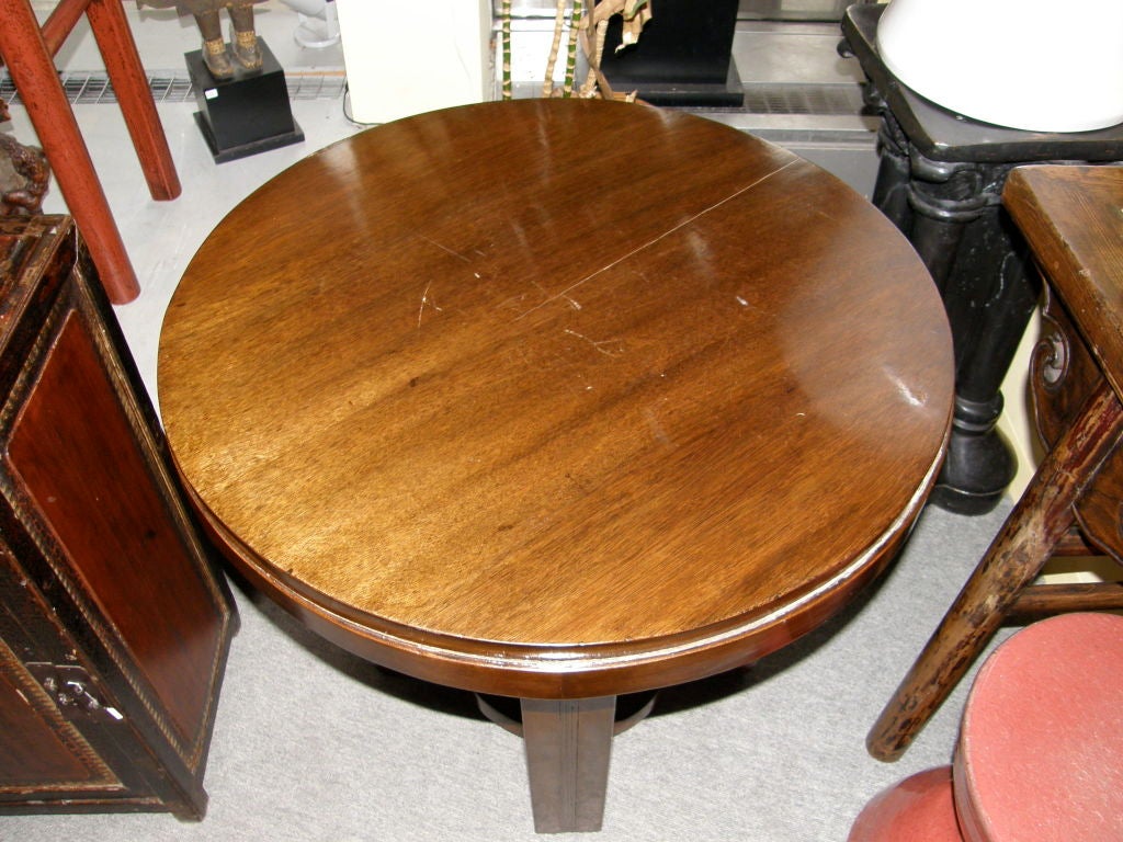 Chinese Art Deco Occasional table in walnut ca 1930