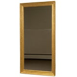 An Empire period Trumeau mirror  with original mercury plate