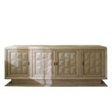 White pickled oak buffet