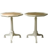 Pair of octagonal tables