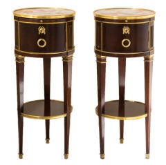 Pair of small side tables