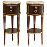 Pair of Louis XVI style small tables