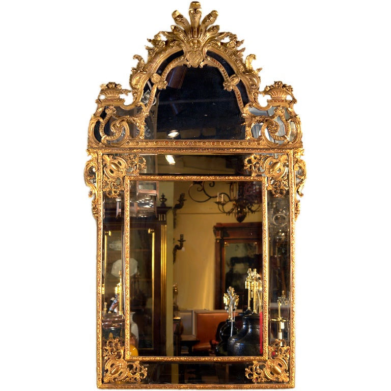 Giltwood Regence Mirror For Sale