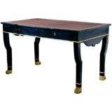 Black lacquered desk