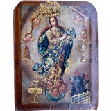 18th Century Mexican Virgin Madonna Painting