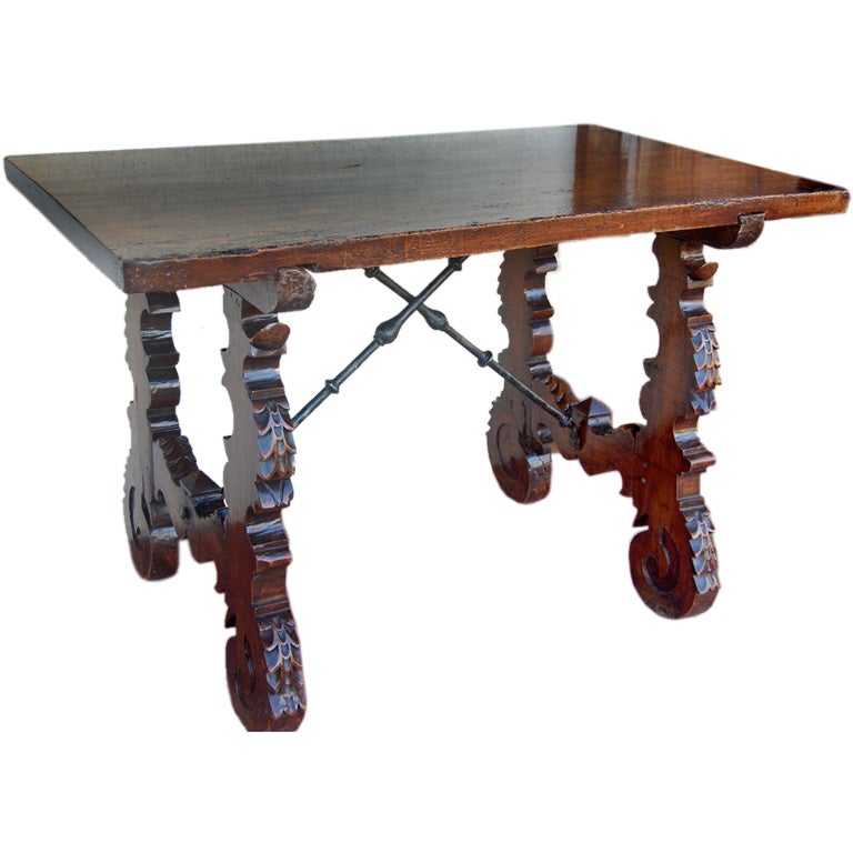 17th Century Spanish Table Lyre Legs
