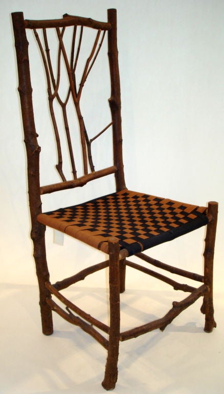 American Set of Six Rustic Dining Chairs by Dan Mack
