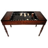Period French Directoire Backgammon Games Table