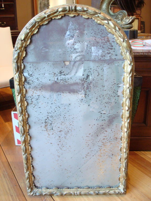 Italian Neoclassical Arched Mirror