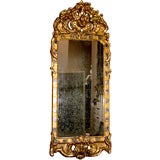 Period 18th Century Danish or Swedish Mirror