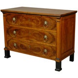 Burled Cherry Louis Philippe Style Commode