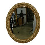 PAIR of Oval Mirrors