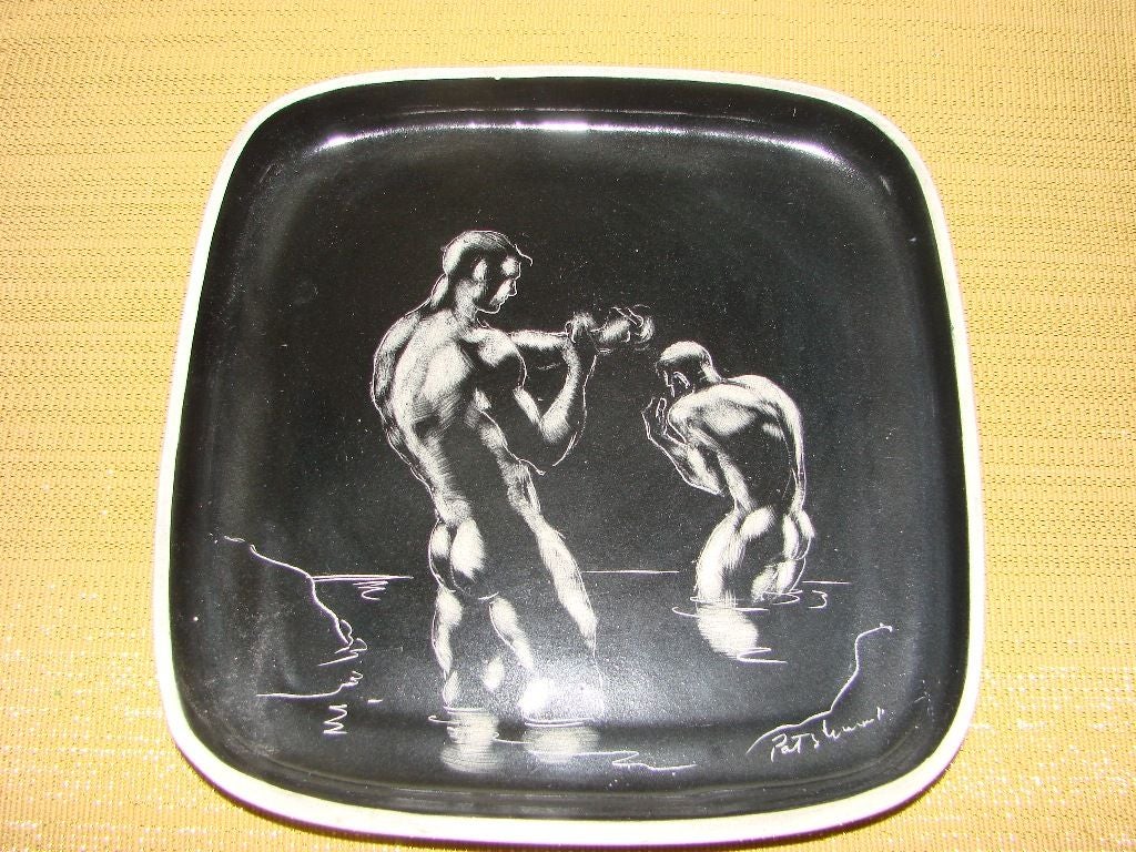 American Bathers Ceramic Pieces