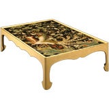 A COROMANDEL LACQUER LOW TABLE