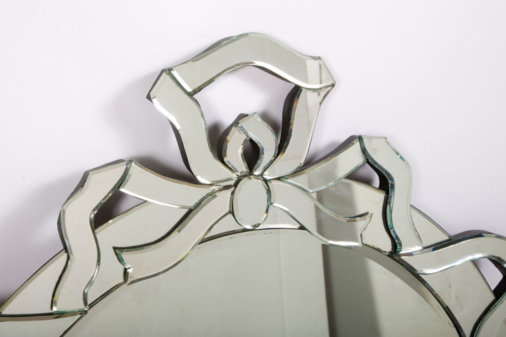 Wall Mirror with Ribbons