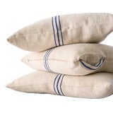 Vintage European grain sack pillows