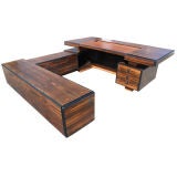 Italian Macassar Ebony Desk Set