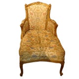 19c Gilded French Chaise
