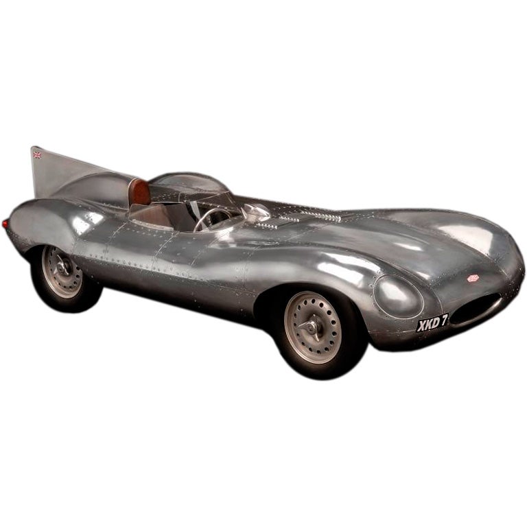 'D-Type Jaguar,1955', unique sculpture by John Elwell.