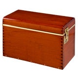 Vintage Louis Vuitton Flame Mahogany 'Malle Outils' (Toolbox Trunk).