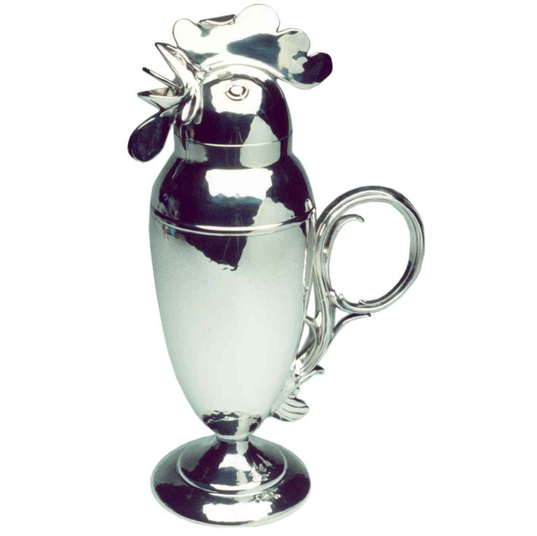 'Rooster' cocktail shaker.