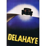 Original 
Delahaye
 poster by Roger Perot, 1932