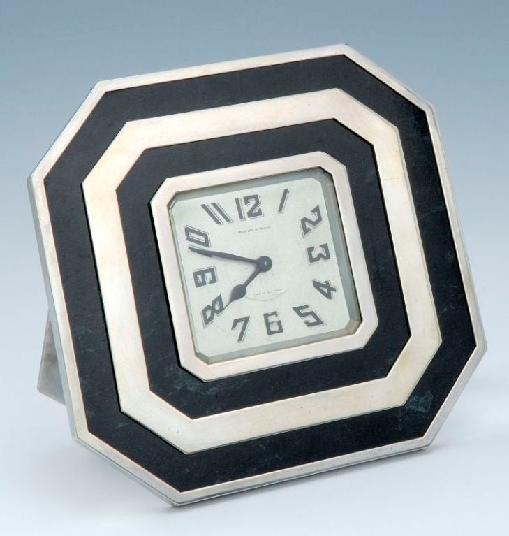 Clock by Mappin & Webb. For Sale
