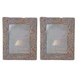 Pair of grotto mirrors