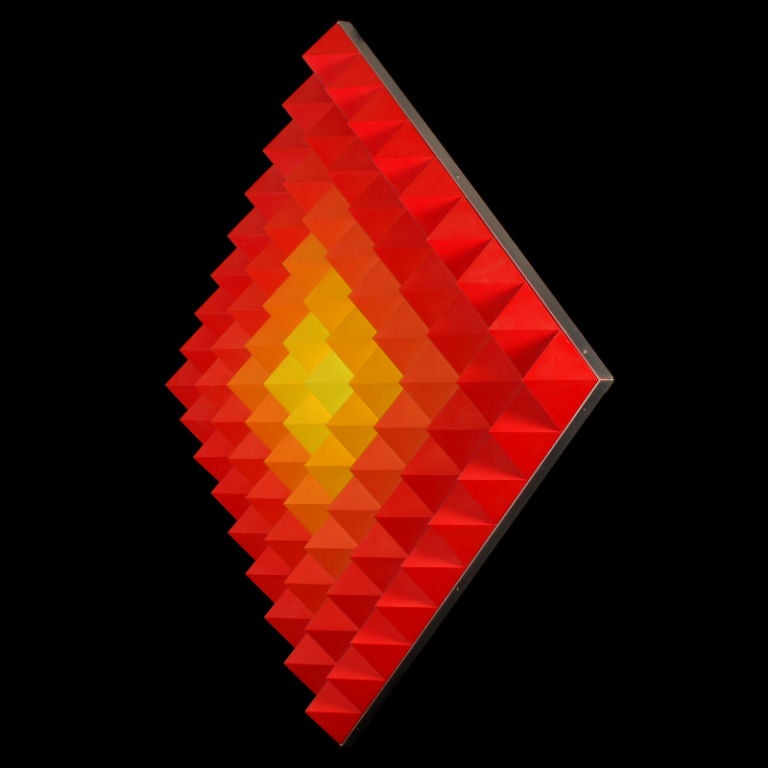 Swiss PYR Nr. 15, OP ART by Hans-Jörg Glattfelder