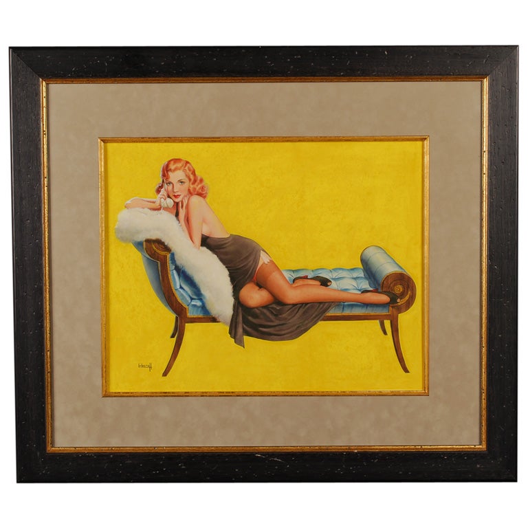 Original Pinup Girl Artwork by William Luberoff