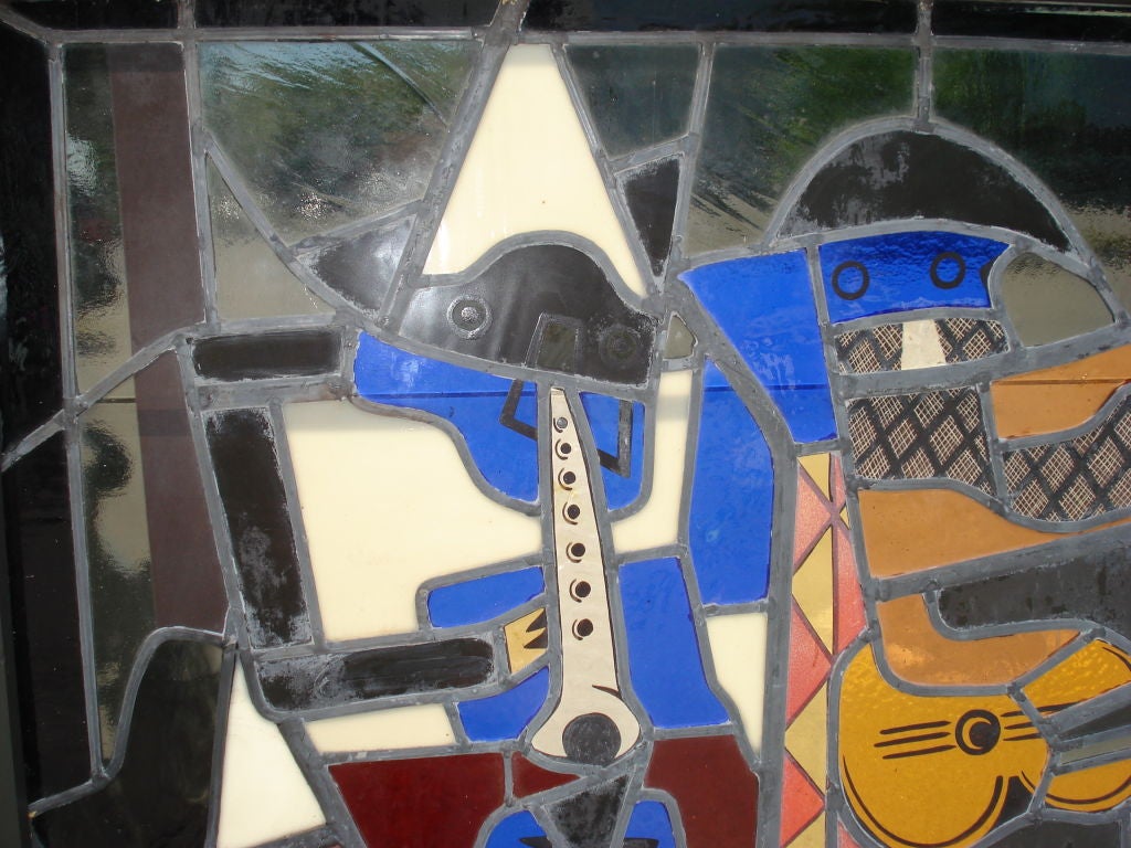 picasso stained glass