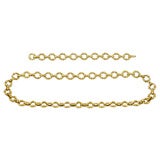 18kt Yellow Gold Covertible Necklace & Chain by Boris LeBeau