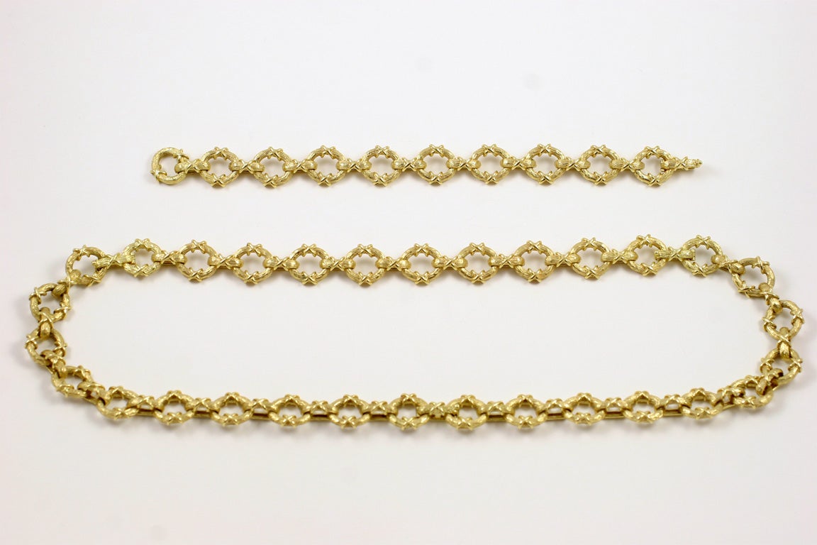 18kt Gelbgold Abnehmbare Halskette &amp; Kette von Boris LeBeau