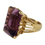 14K Gold and Amethyst Ring