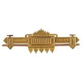 English 18K Gold Bar Pin