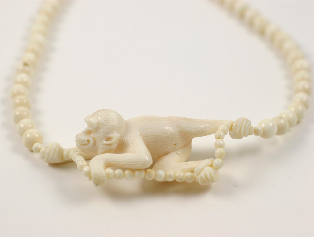 carved ivory necklace