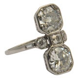 "Toi et Moi" Art Deco ring