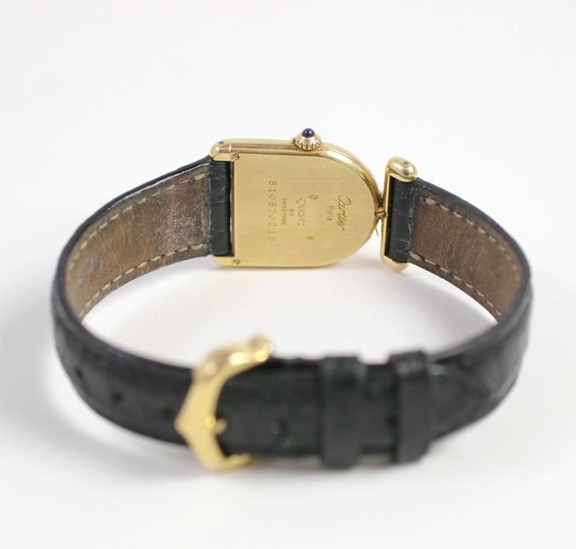 18kt Yellow Gold Quartz Wristwatch - Cartier 1