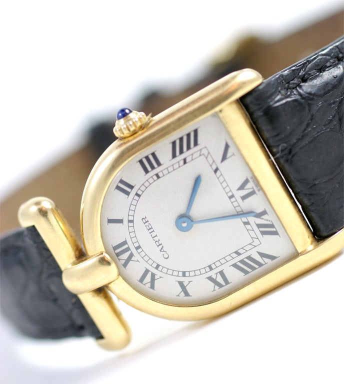 18kt Yellow Gold Quartz Wristwatch - Cartier 2