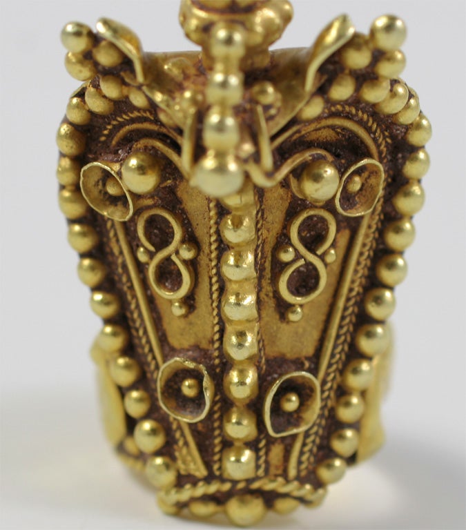 Gold Crown Ring 1