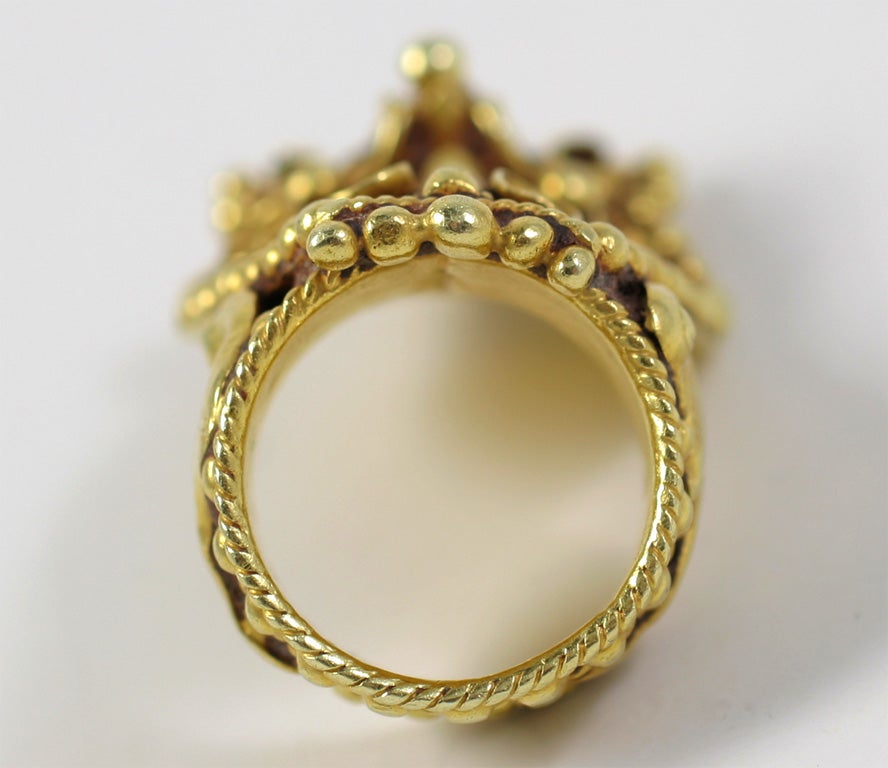 Gold Crown Ring 2