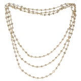 61" Diamond by the Yard, 50.28 cts, Avg: .31 pts, 18kt Gold